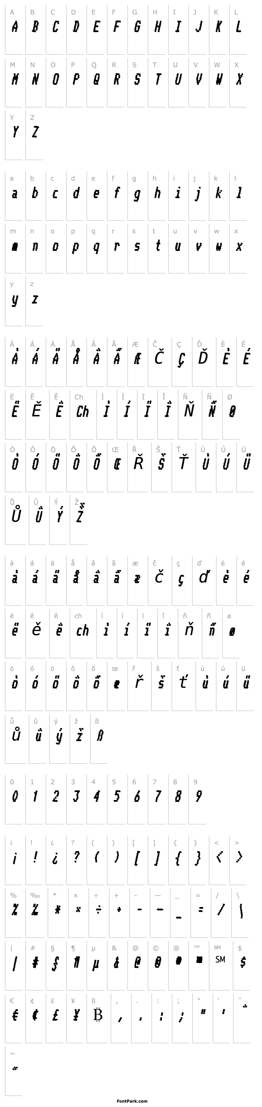 Overview Telidon Ink CdHv Italic