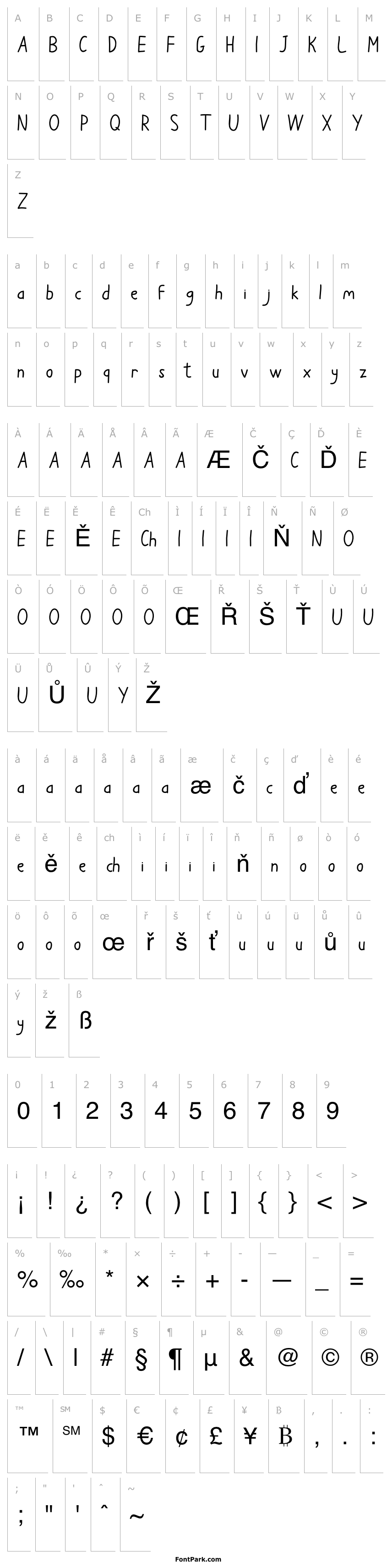 Overview Telly Humble DEMO Sans