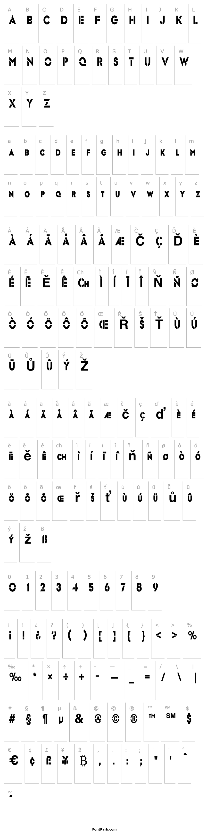 Overview Templett Condensed Bold