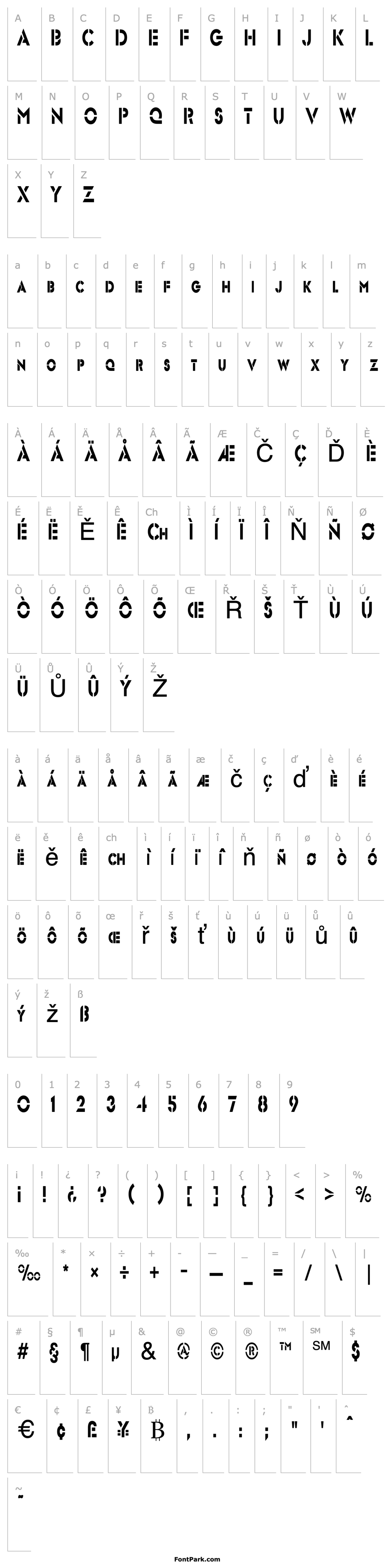 Overview Templett Condensed Normal