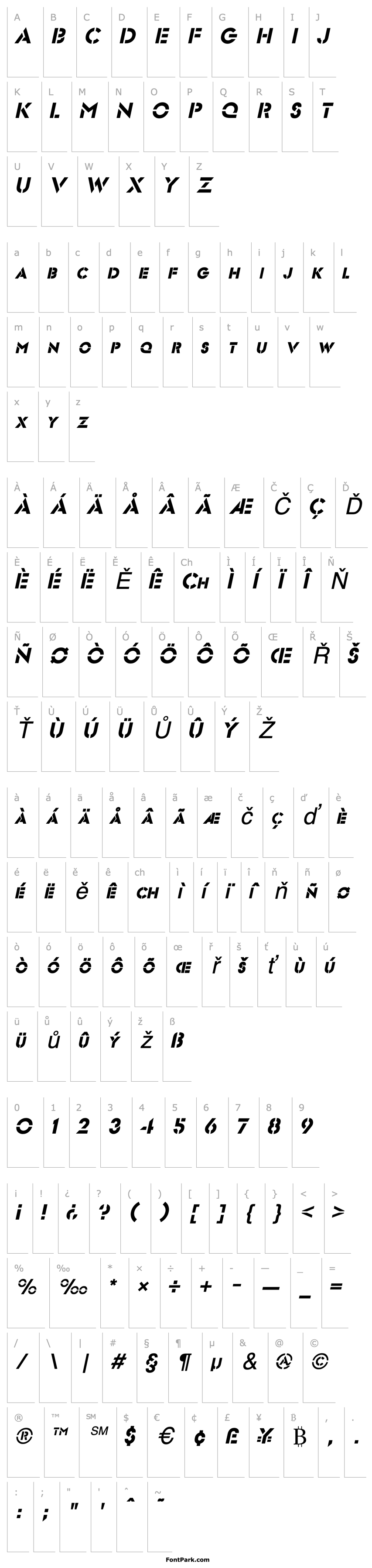 Overview Templett Italic