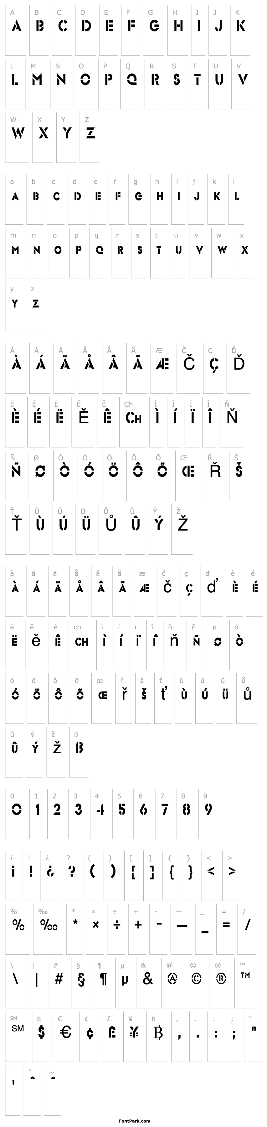 Overview Templett S Condensed Normal