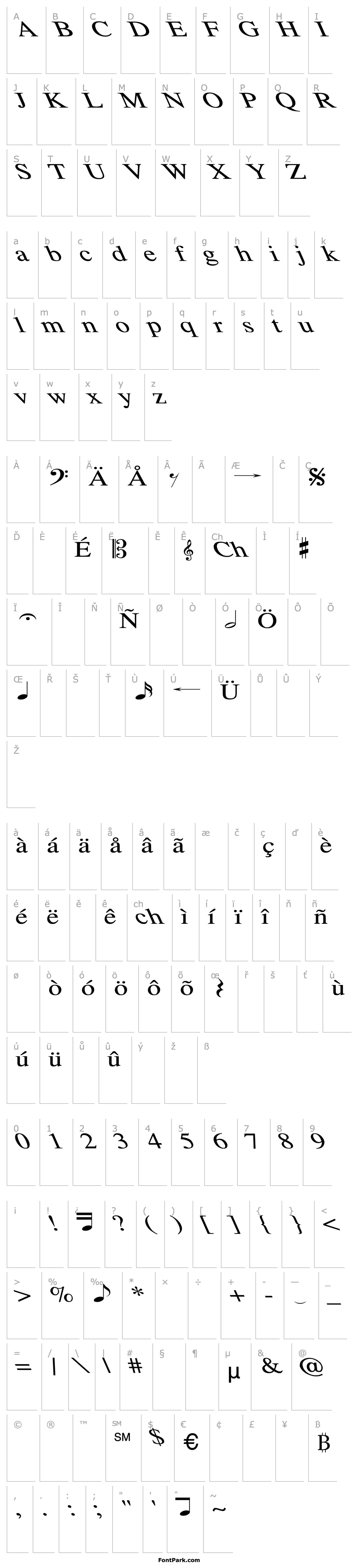 Přehled Tempo Font Wd Extreme Lefti