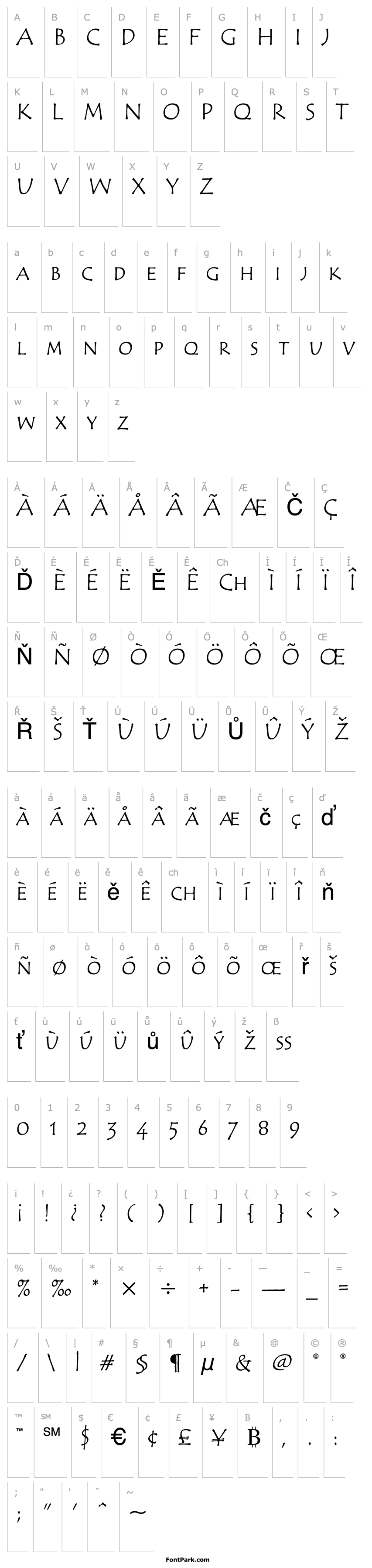 Overview Tempus Sans SC ITC TT