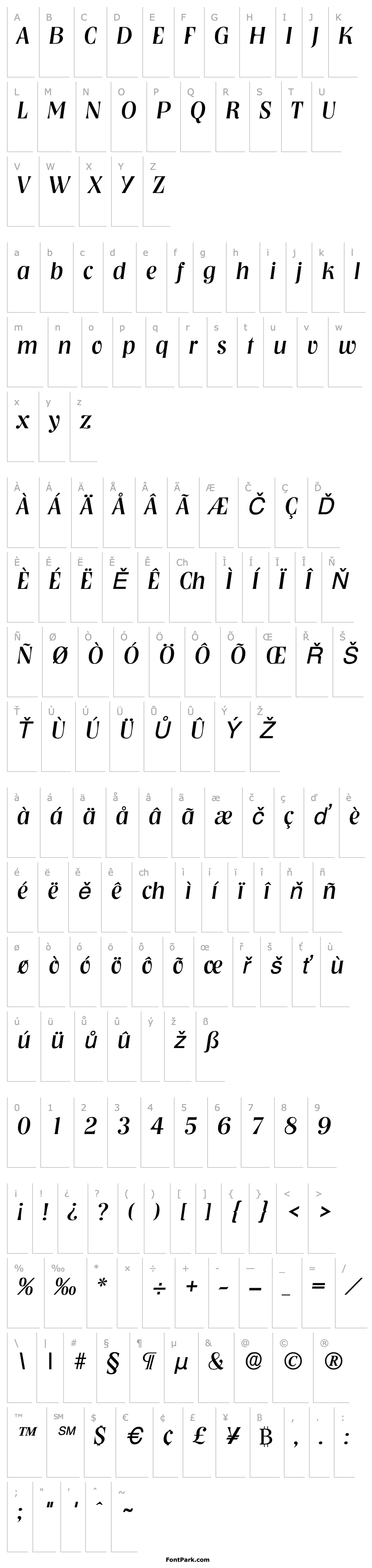 Overview Tennessee SF Italic