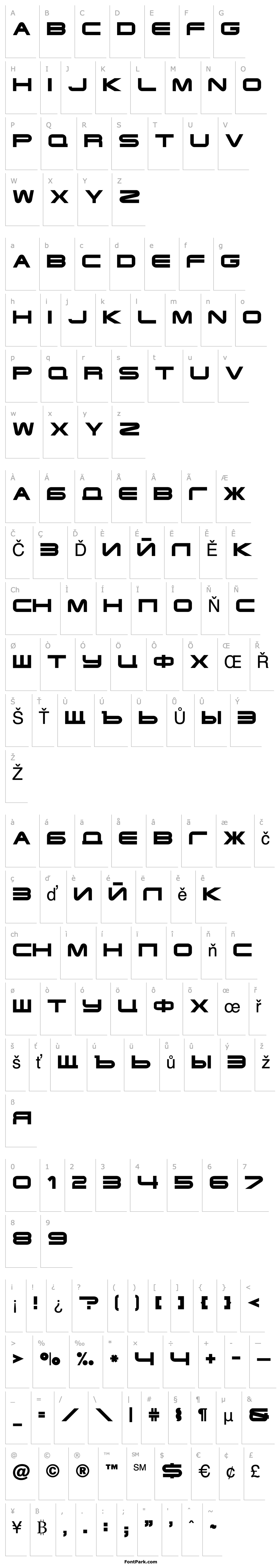 Přehled Terminator Cyr 4 Semi-expanded Bold