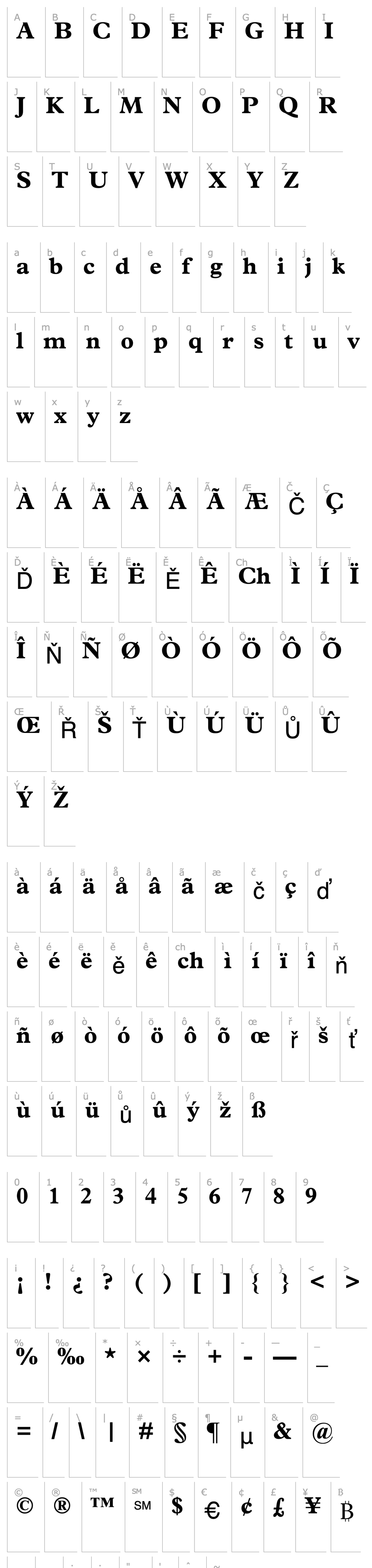 Overview Terminus Black SSi Bold