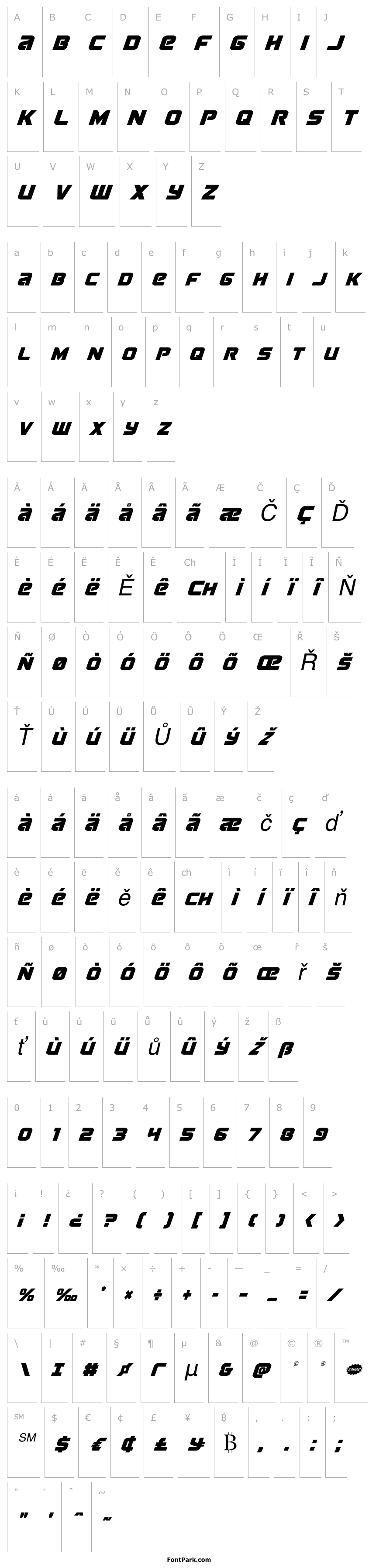 Overview Terran Condensed Italic
