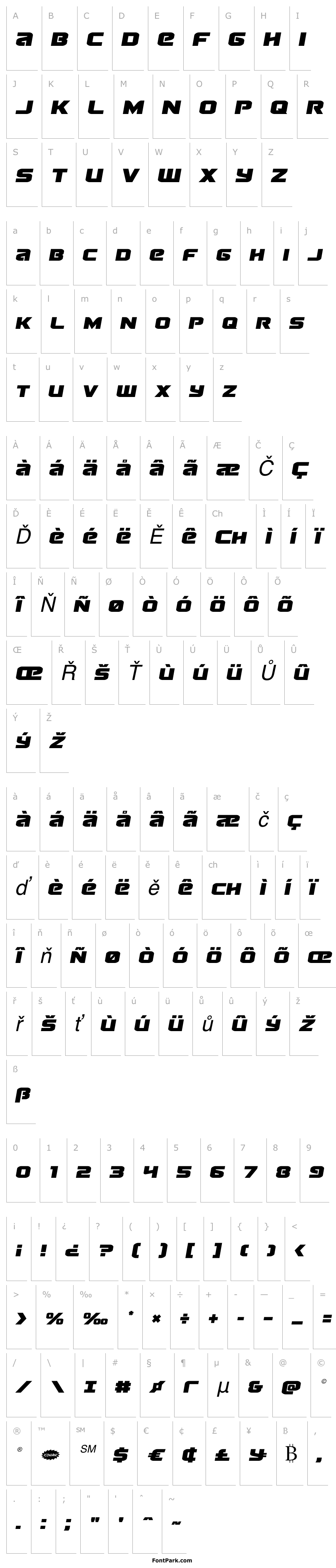 Overview Terran Semi-Italic