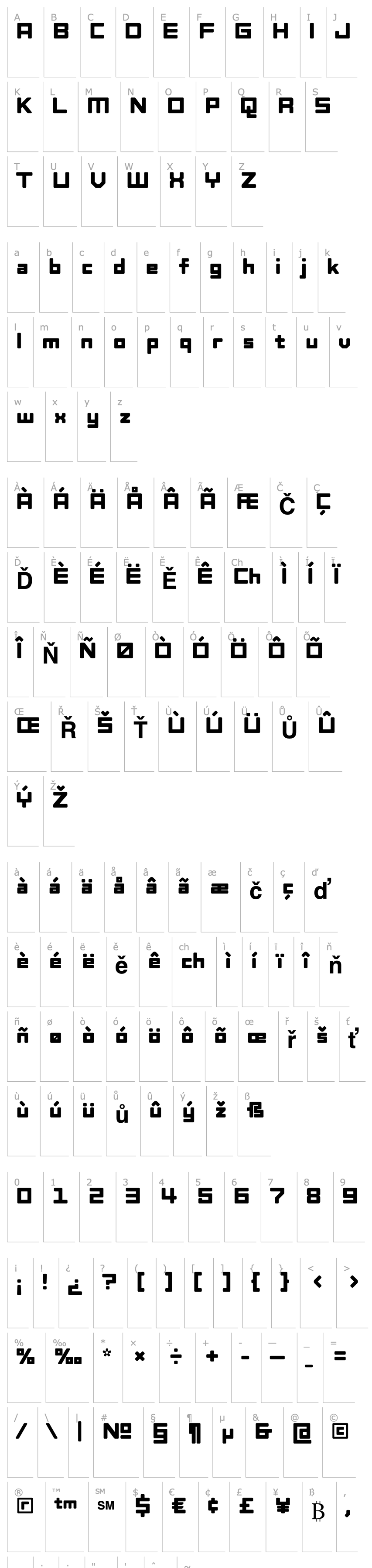 Přehled TetraITCStd-Bold