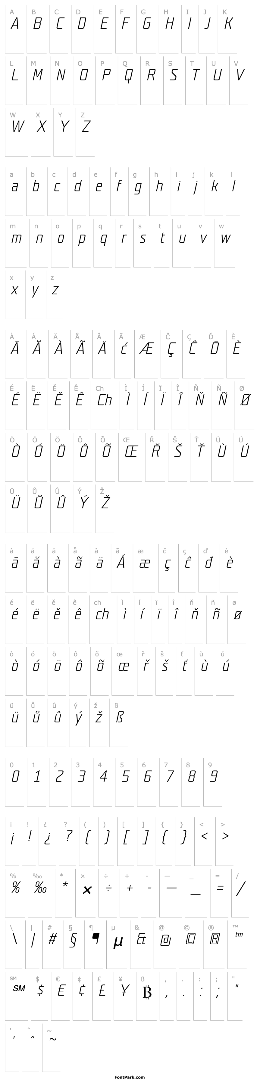 Overview TeutonHell-Italic