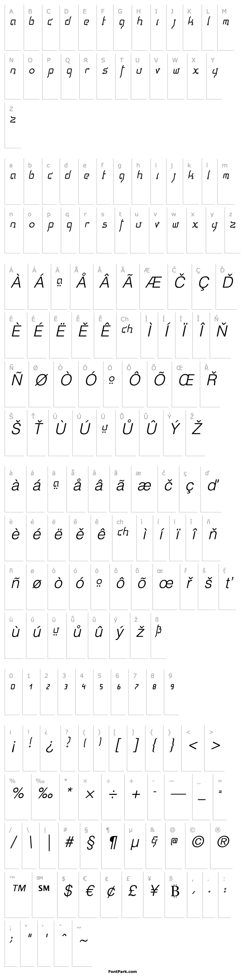 Overview Thaiga ThinItalic