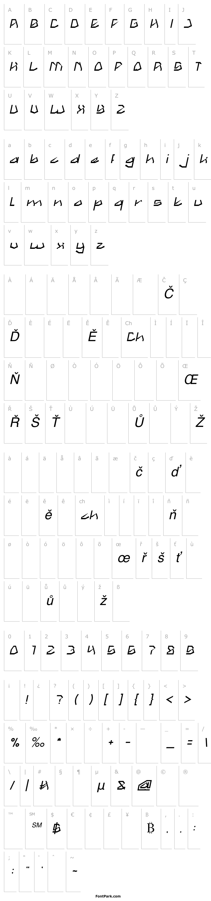 Přehled THE AMAZING ME Italic