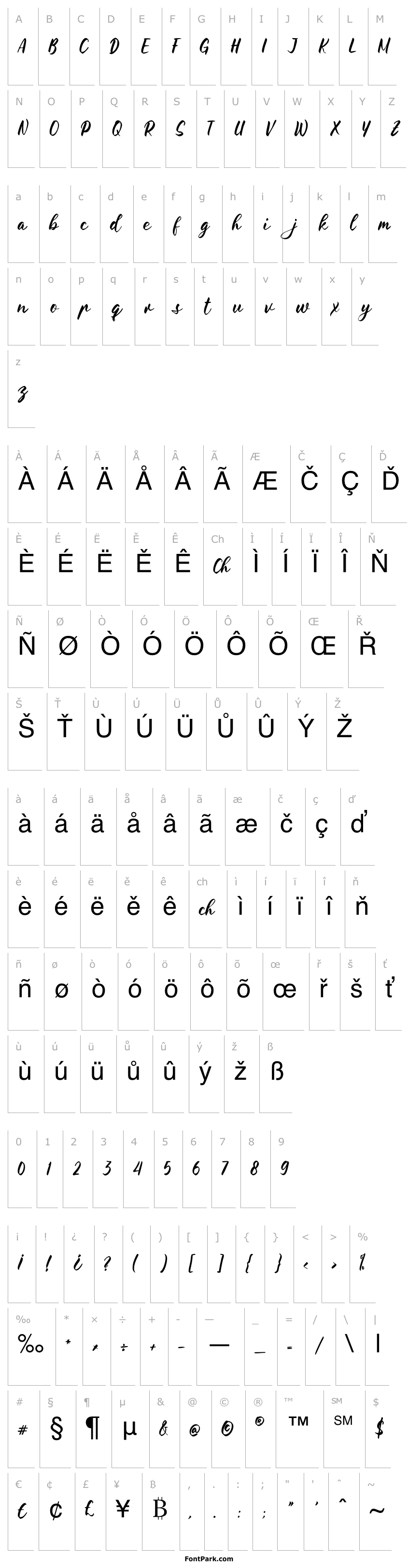 Overview The Florist Handwriting Regular