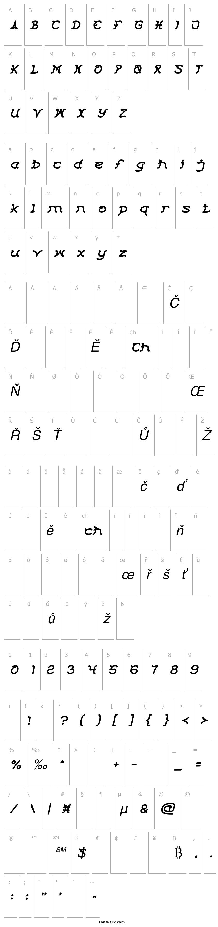 Přehled The Happy Face Returns Italic