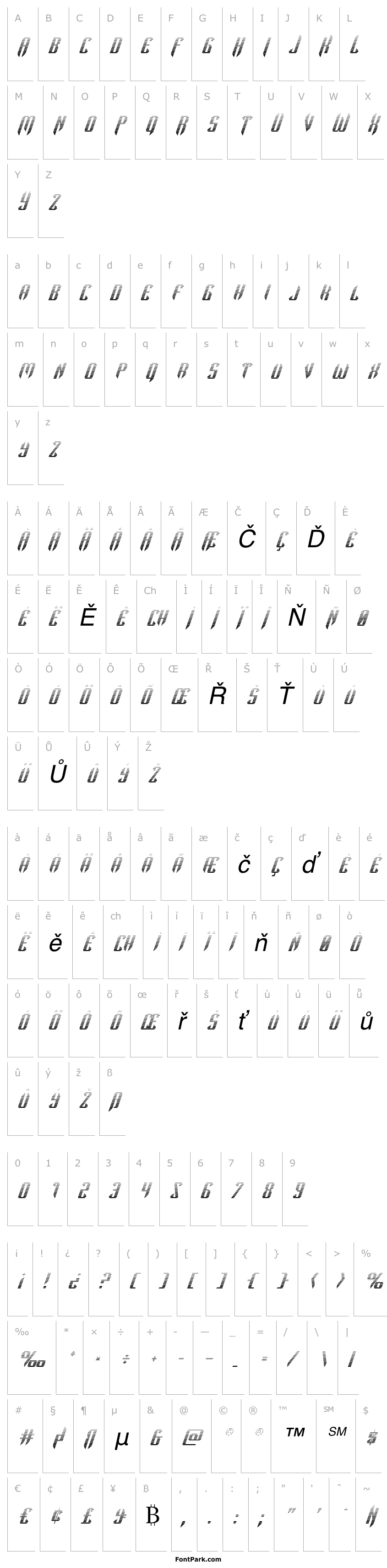 Přehled The Immortal Gradient Italic