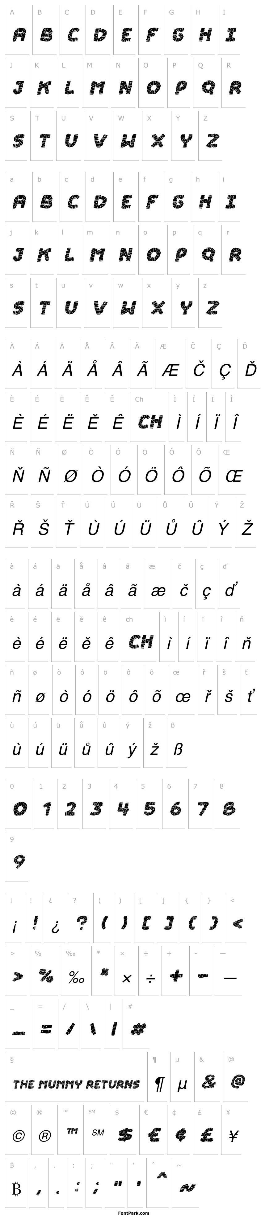 Overview The Mummy Returns Italic