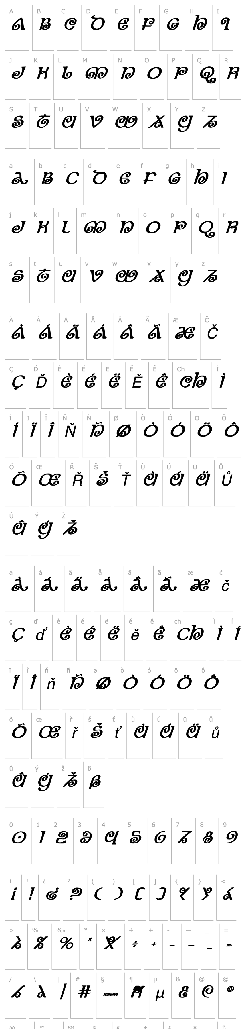 Overview The Shire Bold Italic