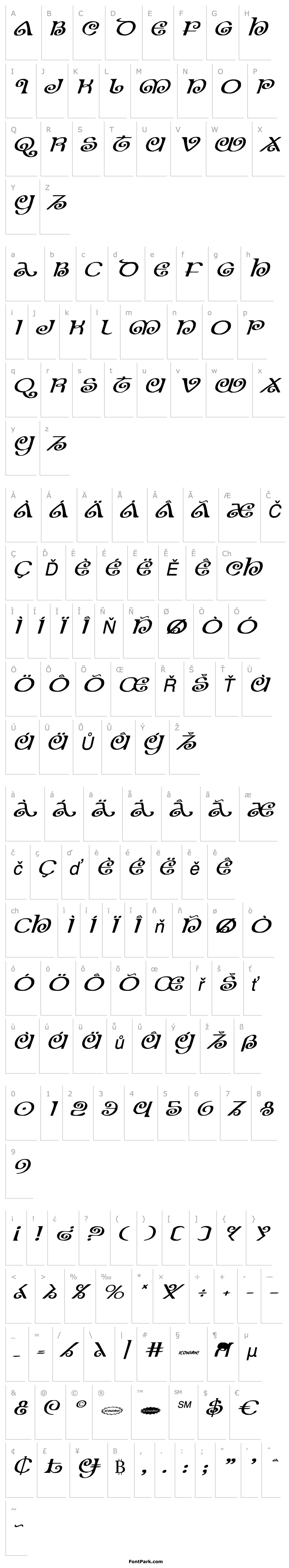 Overview The Shire Expanded Italic