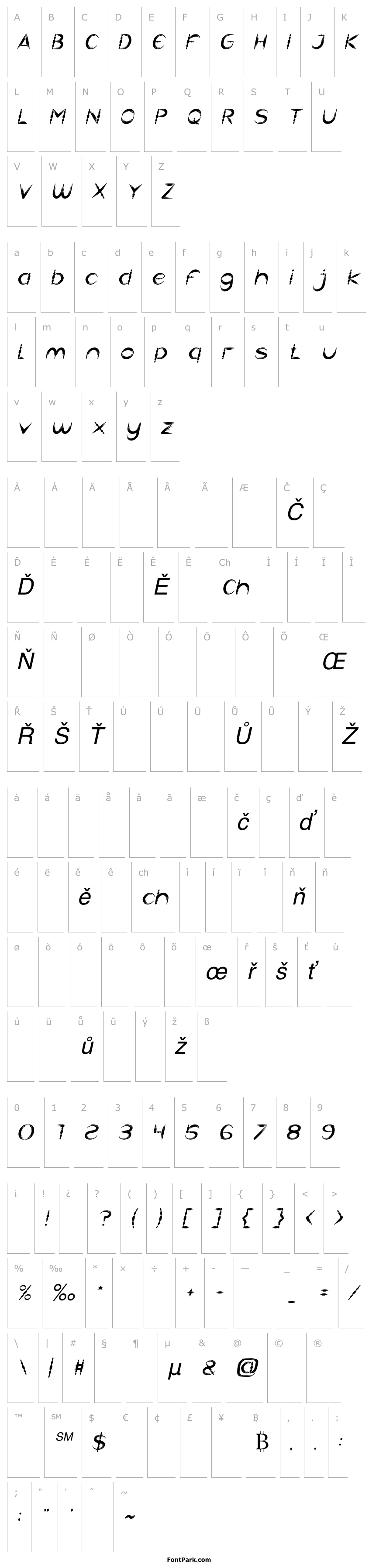 Přehled The Ticket Italic