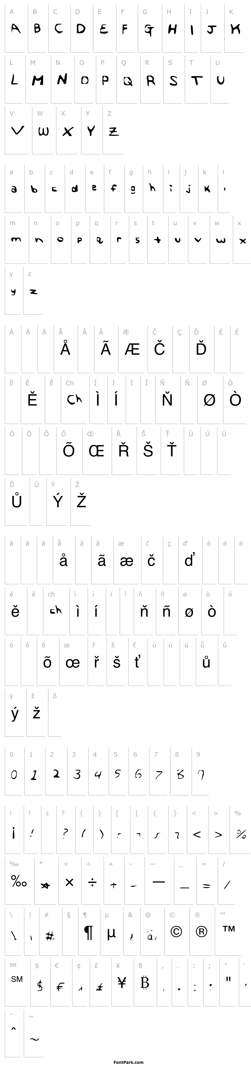 Overview TheAngelaFont