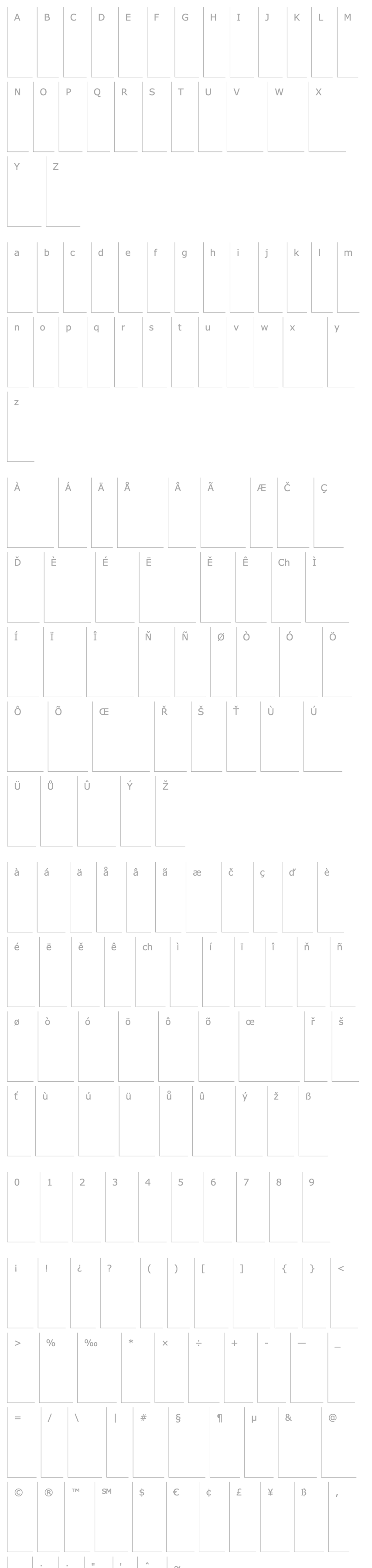 Overview TheMix 5 Regular Expert Italic