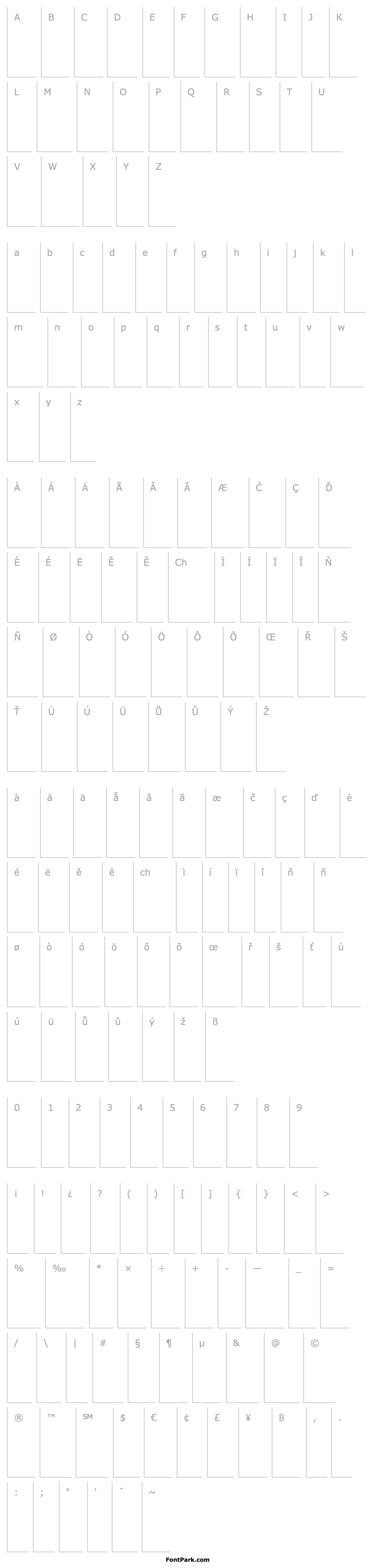 Overview TheMix 5 Regular Italic