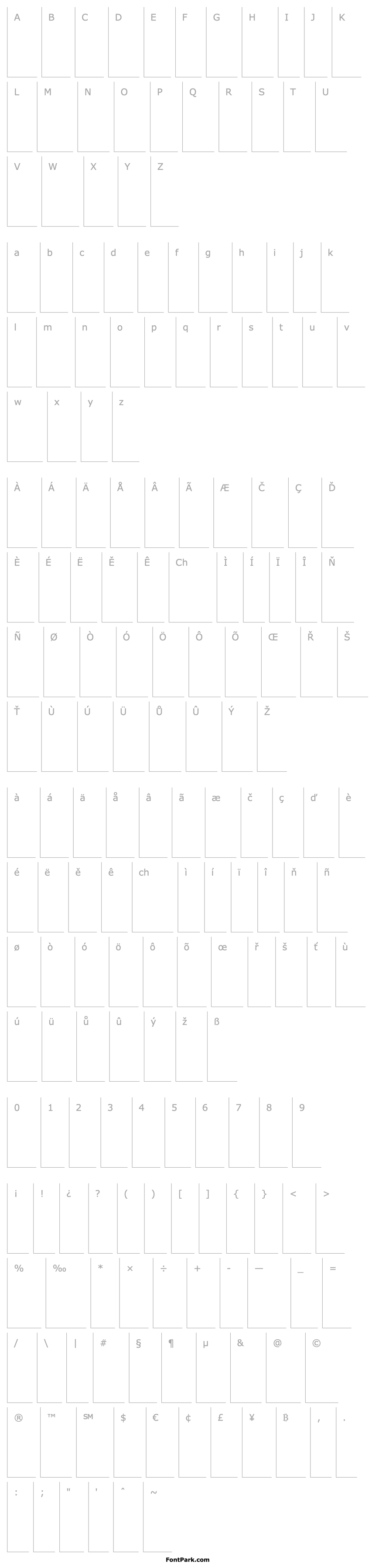 Overview TheMixSemiBold-Caps