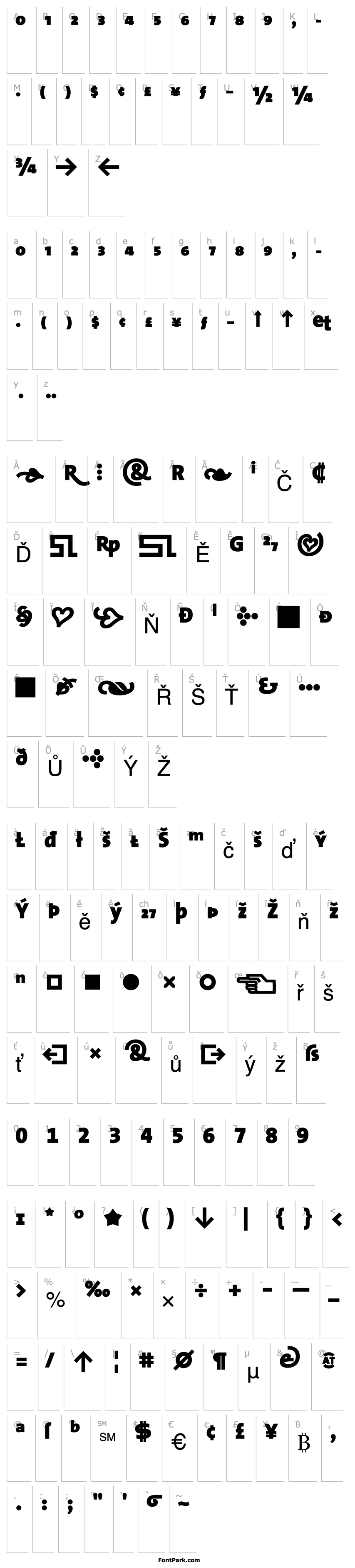 Overview TheSans Black Expert