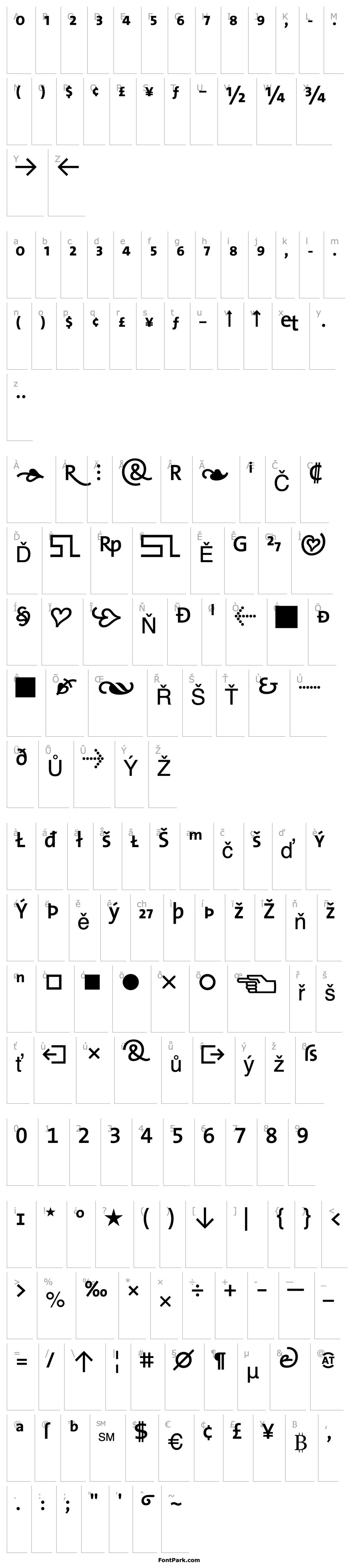 Overview TheSans SemiBold Expert