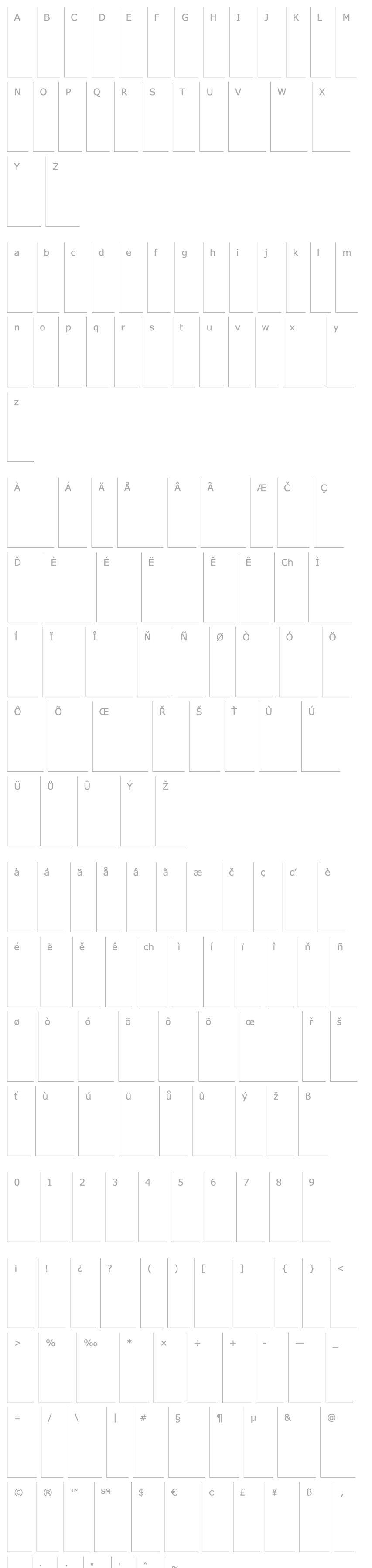 Overview TheSerif Light Expert Italic