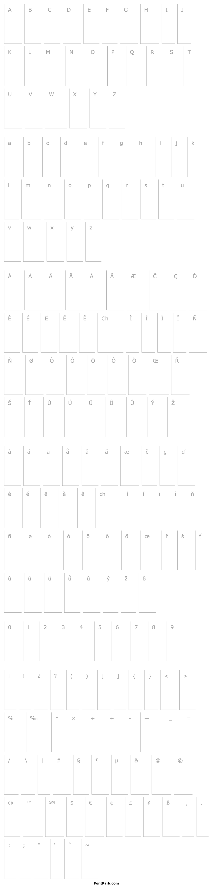 Overview TheSerif SemiBold Caps