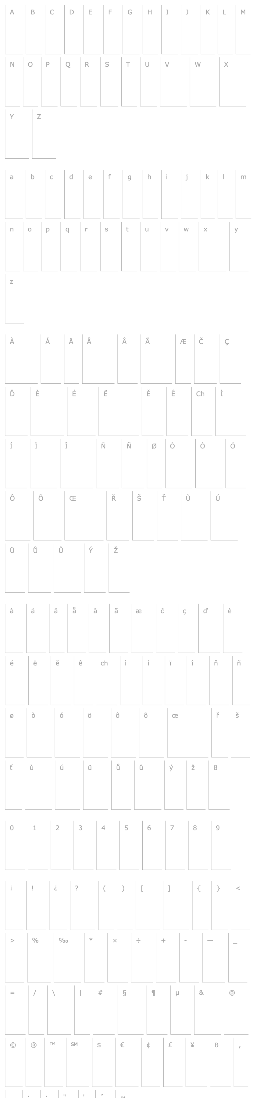 Overview TheSerif SemiLight Expert Italic