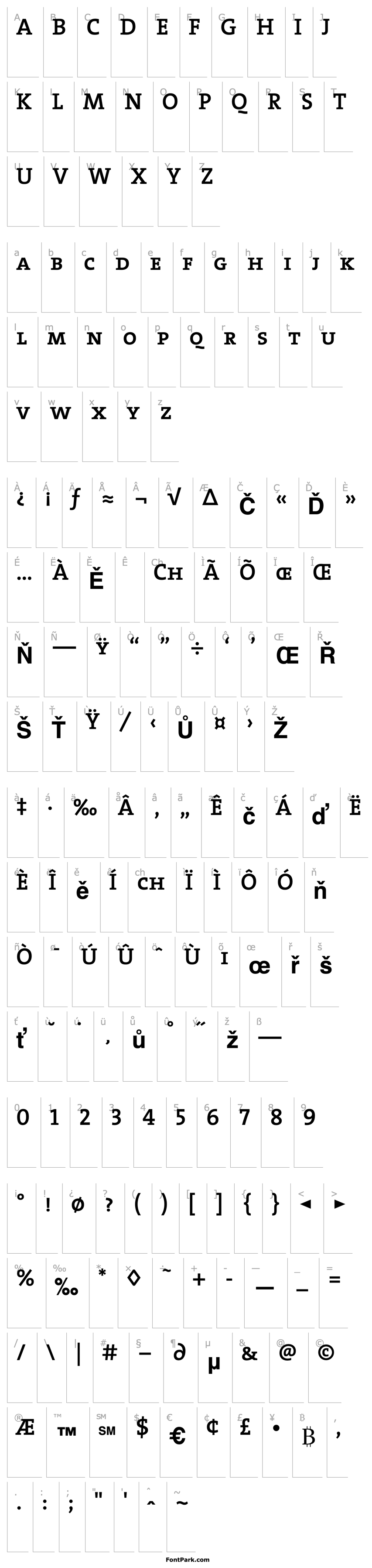 Overview TheSerifCaps-SemiBold