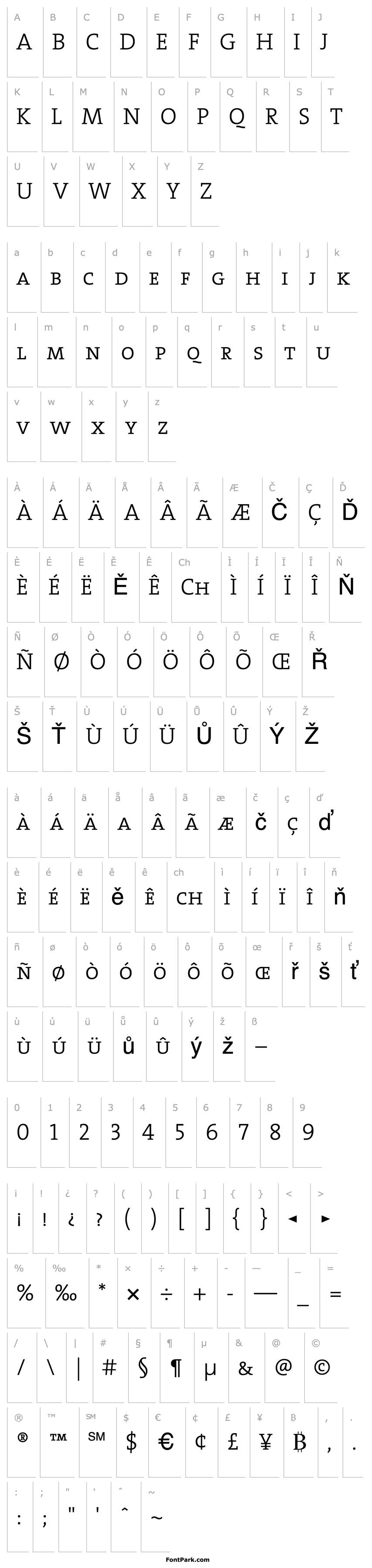 Overview TheSerifLight Caps