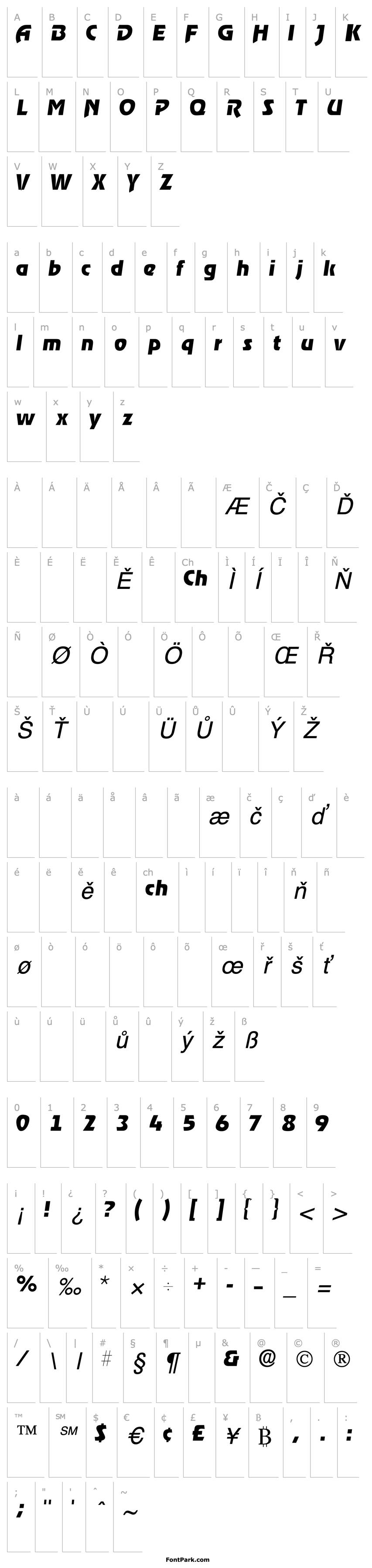 Přehled ThimbaSSK Italic