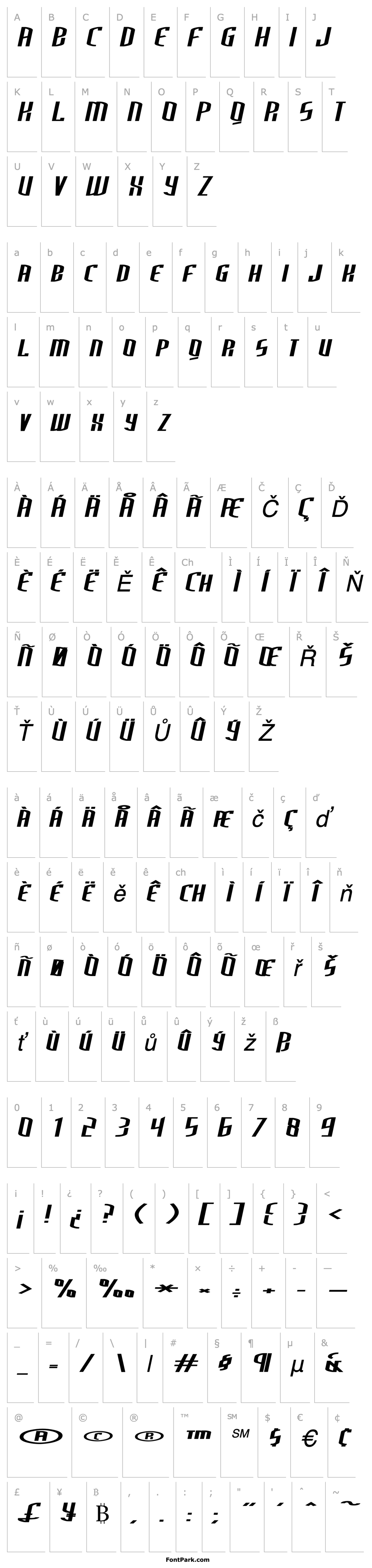 Overview ThirdGenerationExtended Italic