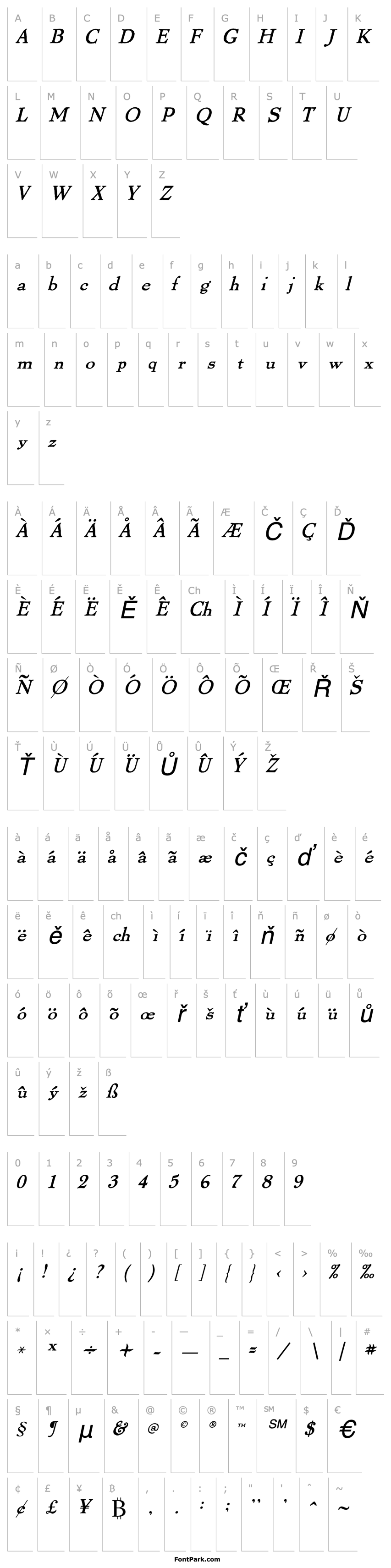 Overview ThomasPaine Italic