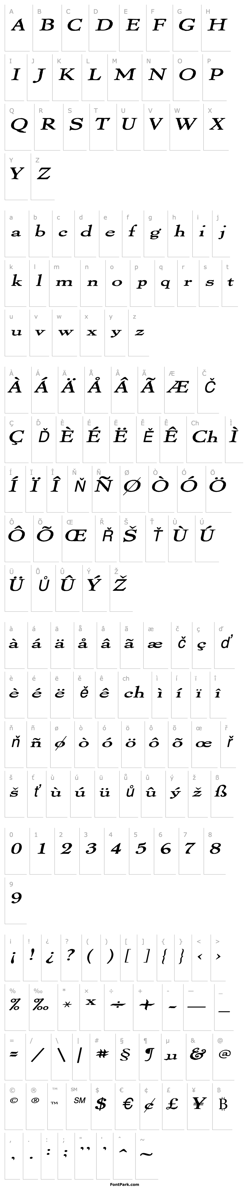 Přehled ThomasPaineExtended Italic