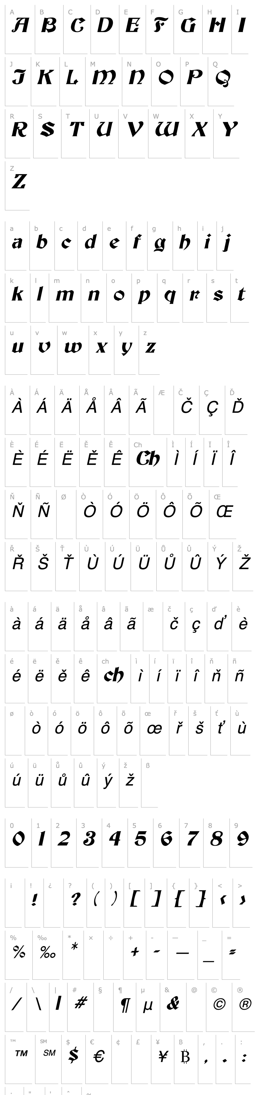 Overview Thornton Italic