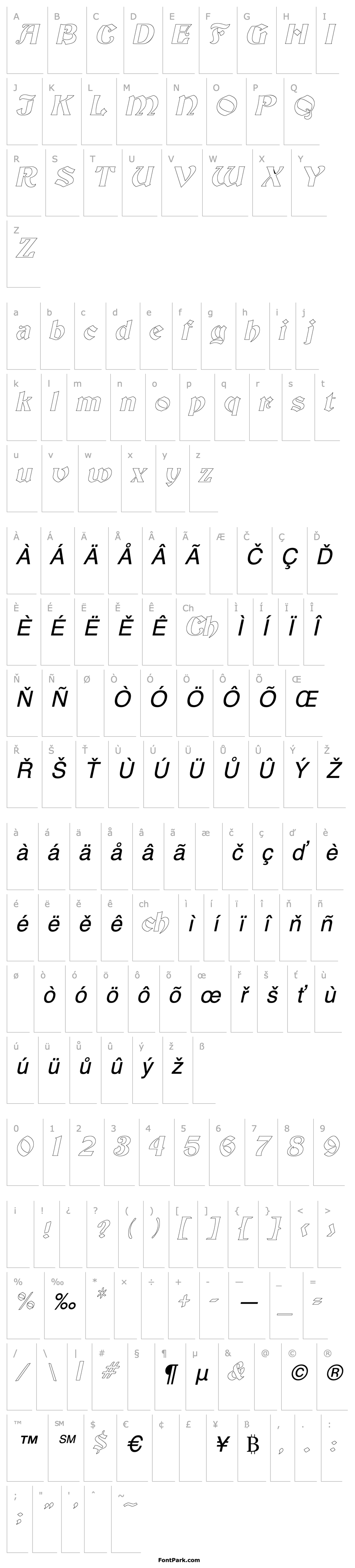 Overview ThorntonOutline Italic