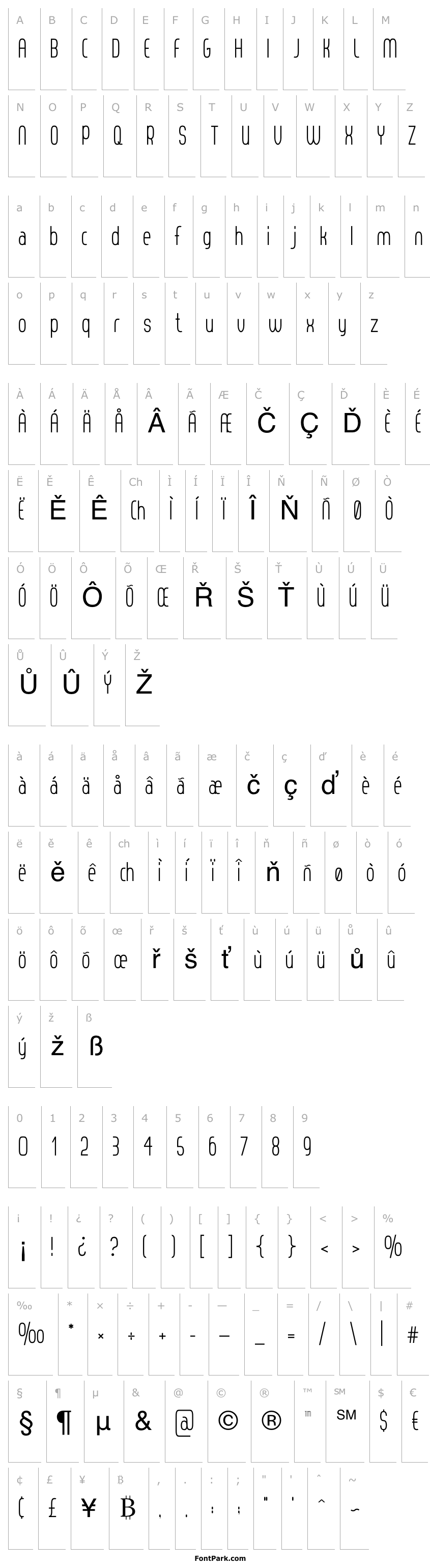 Overview Thorup Sans Regular