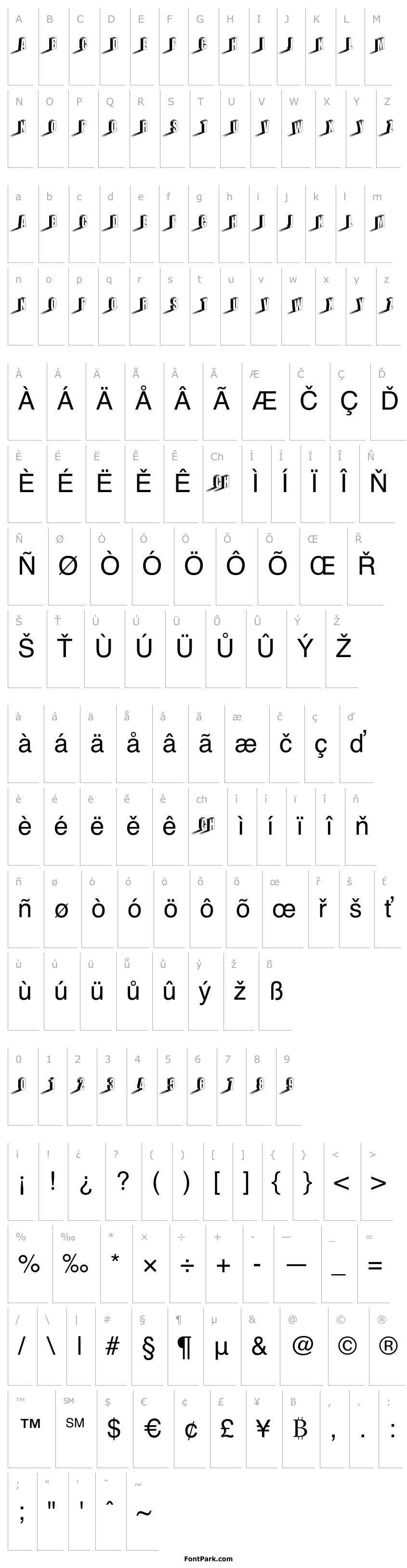 Přehled Three Dimensions Hollow Regular
