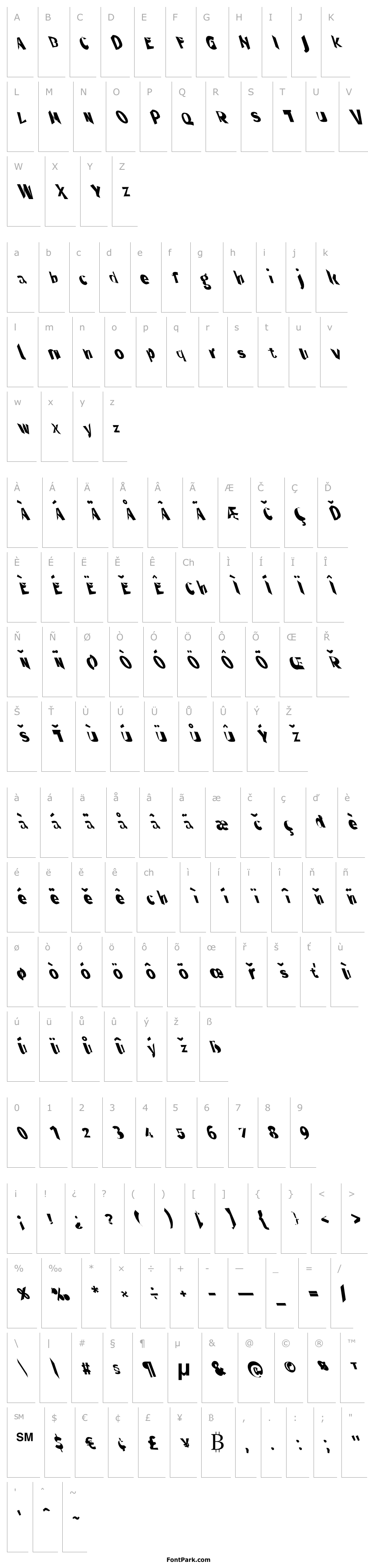 Overview Through The Black Narrow Leftalic