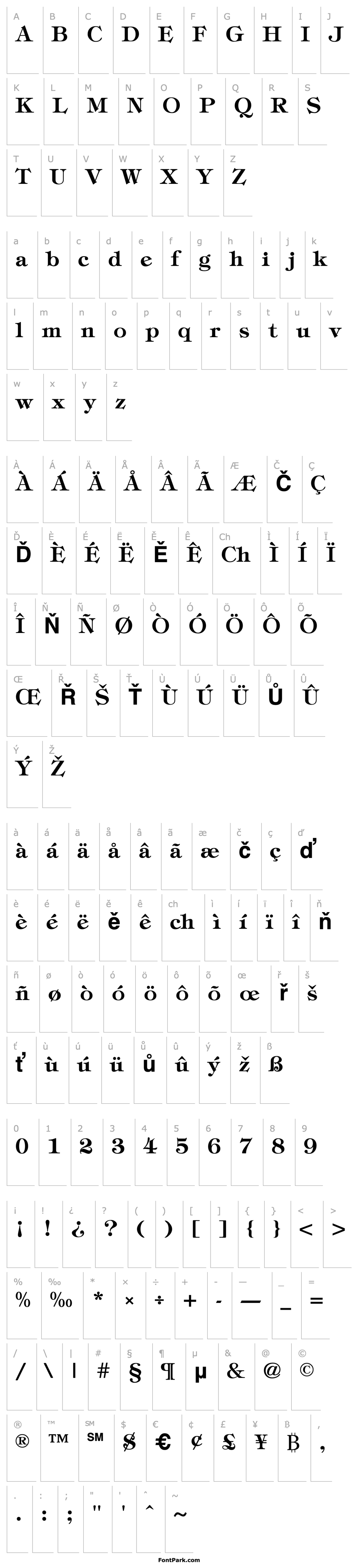 Overview Timbrel Bold