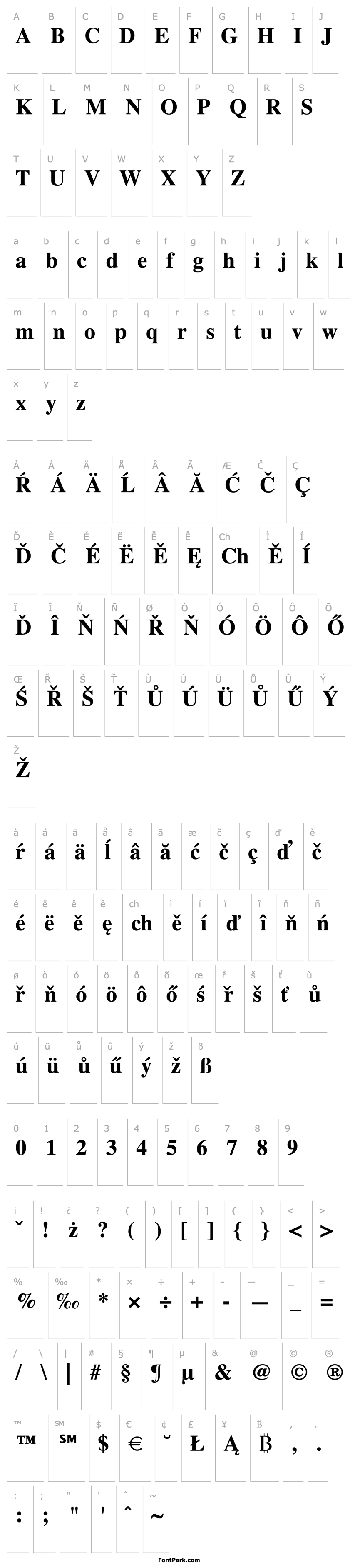 Overview Times CE Bold