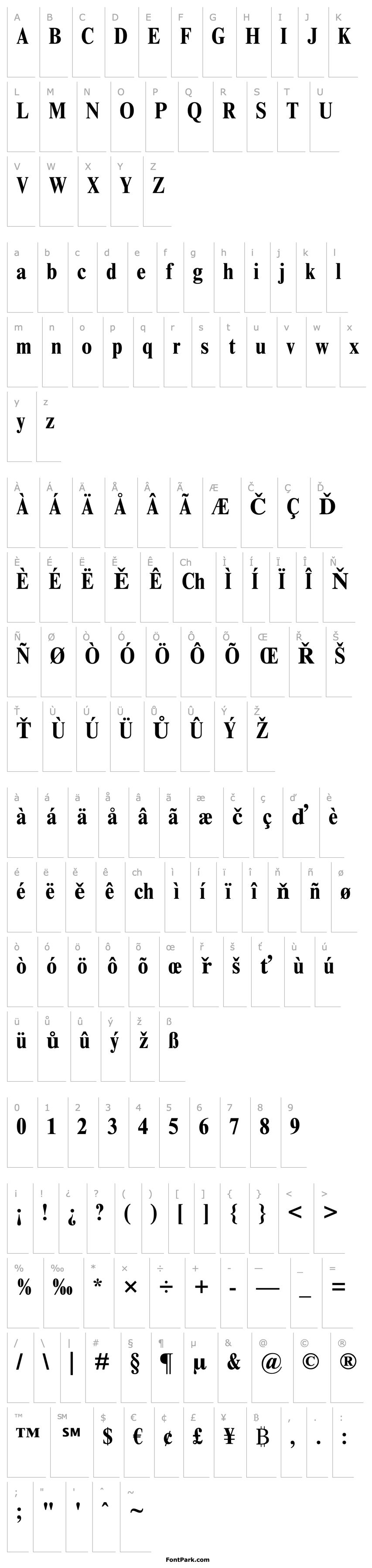 Overview Times NR Condensed Bold