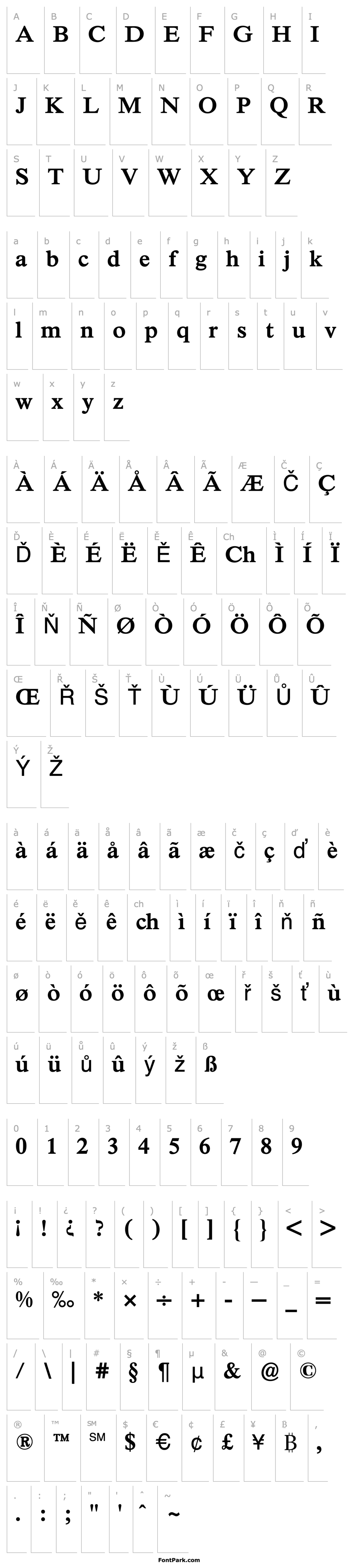 Overview TimesBQ-SemiBold