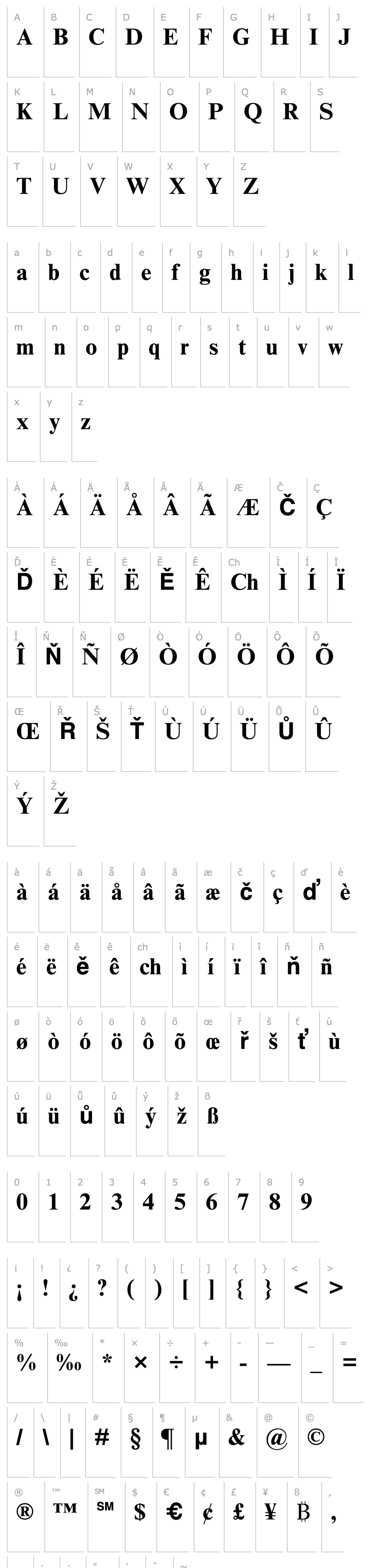 Overview TimesNRMT-Bold