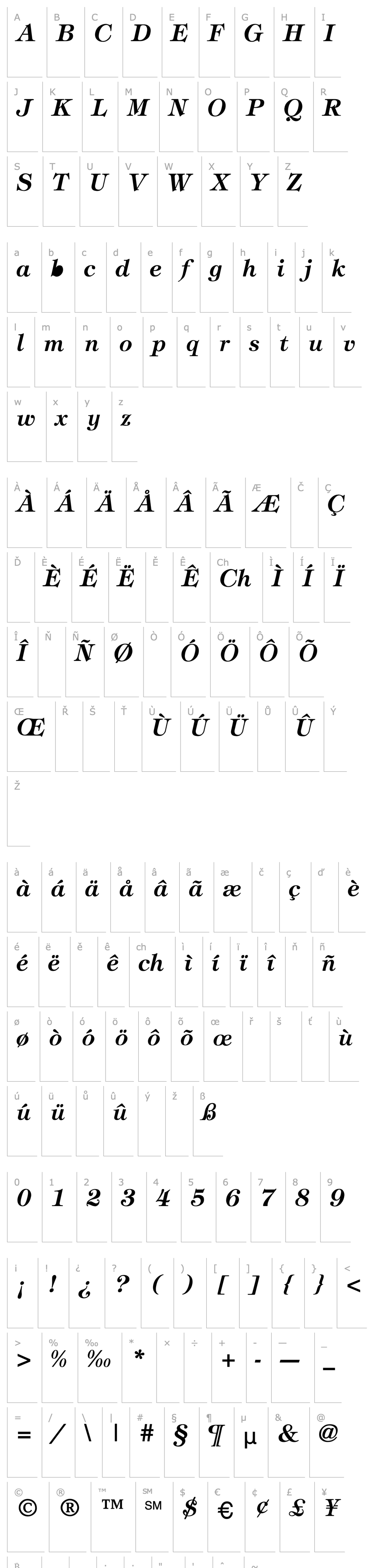 Přehled Timpani-BoldItalic